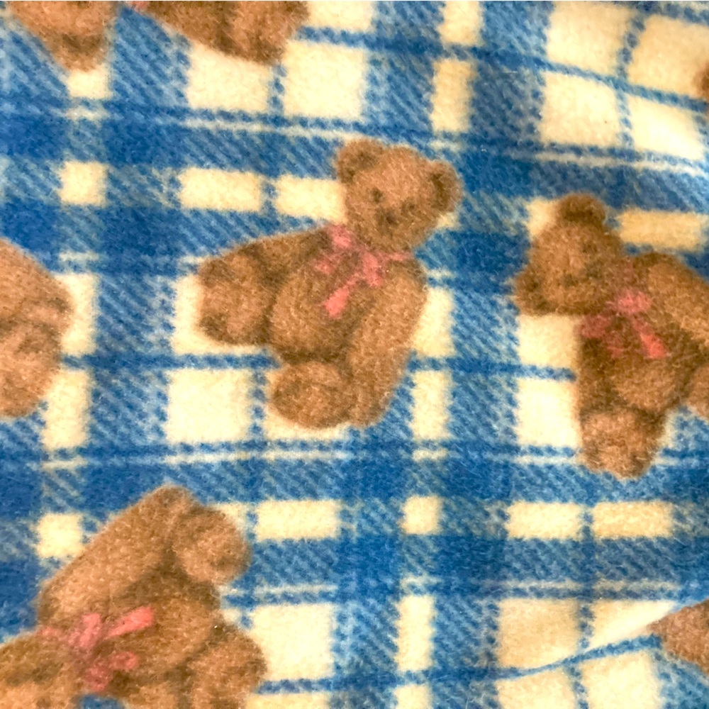 Fleece Teddy Bear Robe - Handmade - Picture 7 of 11